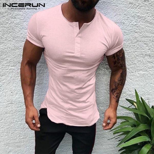 stylish solid color tee men t shirt short sleeve bodybuilding tees male clothes fitness fashion round neck casual t-shirts t200219, White;black
stylish solid color tee men t shirt short sleeve bodybuilding tees male clothes fitness fashion round neck casual t-shirts t200219, White;black