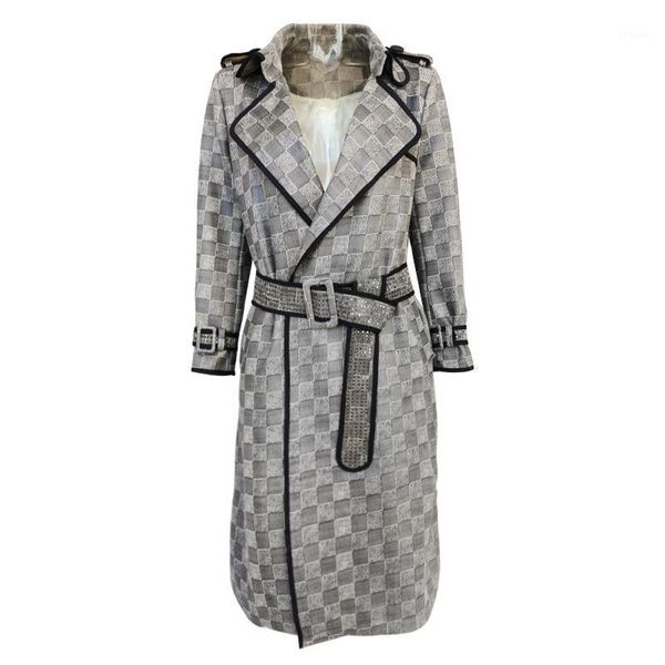 plaid women's windbreaker lapel collar high waist with sashes plus size trench coats female 2020 autumn fashion new1, Tan;black
plaid women's windbreaker lapel collar high waist with sashes plus size trench coats female 2020 autumn fashion new1, Tan;black