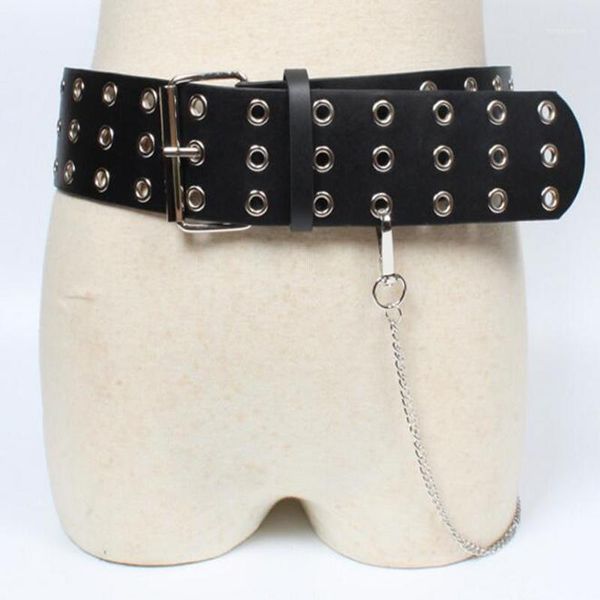 new street waist chain belt punk hip-hop trendy women belts ladies fashion cowboy belt steel pin buckle waistband jeans1, Black;brown
new street waist chain belt punk hip-hop trendy women belts ladies fashion cowboy belt steel pin buckle waistband jeans1, Black;brown