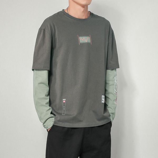 2021 new autumn spring fashion oversize pieces impression long sleeve male tshirt neck shirt t bqhp, White;black
2021 new autumn spring fashion oversize pieces impression long sleeve male tshirt neck shirt t bqhp, White;black