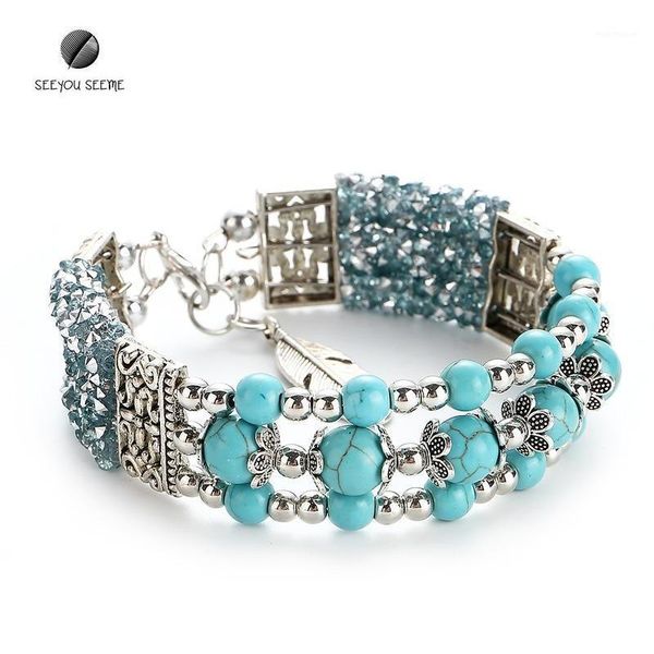 beaded, strands bohemian style 3 layer design handmade woman jewelry natural stone crystal beads bracelets for women jsb840 drop1, Black
beaded, strands bohemian style 3 layer design handmade woman jewelry natural stone crystal beads bracelets for women jsb840 drop1, Black
