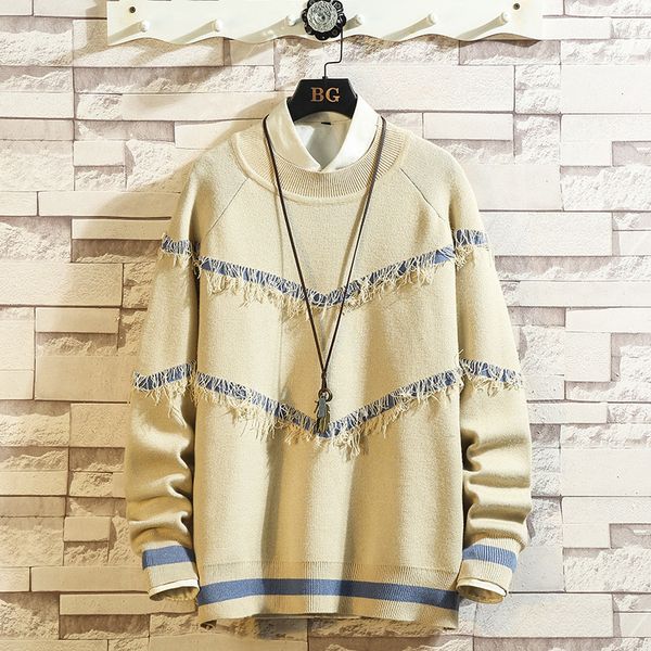2021 new fashion classic o-neck striped sweater men's oversize pull plus size -5xl long sleeves pullover for spring winter q3kr, White;black
2021 new fashion classic o-neck striped sweater men's oversize pull plus size -5xl long sleeves pullover for spring winter q3kr, White;black