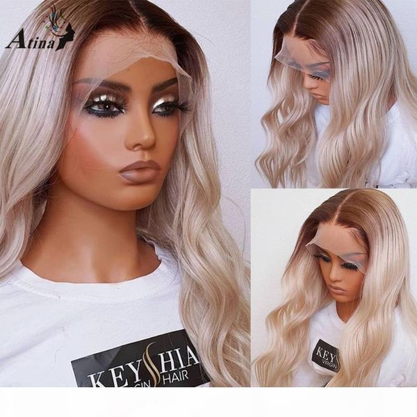 atina body wave human hair wig pre plucked ombre 613 blond colored hd transparent glueless remy weave lace wigs closure 180, Black;brown
atina body wave human hair wig pre plucked ombre 613 blond colored hd transparent glueless remy weave lace wigs closure 180, Black;brown