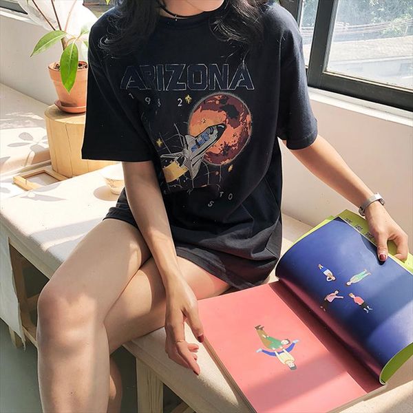 fashion t shirt women clothes mission to mars spacecraft print arizona cotton t shirt clothing drop shipping, White
fashion t shirt women clothes mission to mars spacecraft print arizona cotton t shirt clothing drop shipping, White