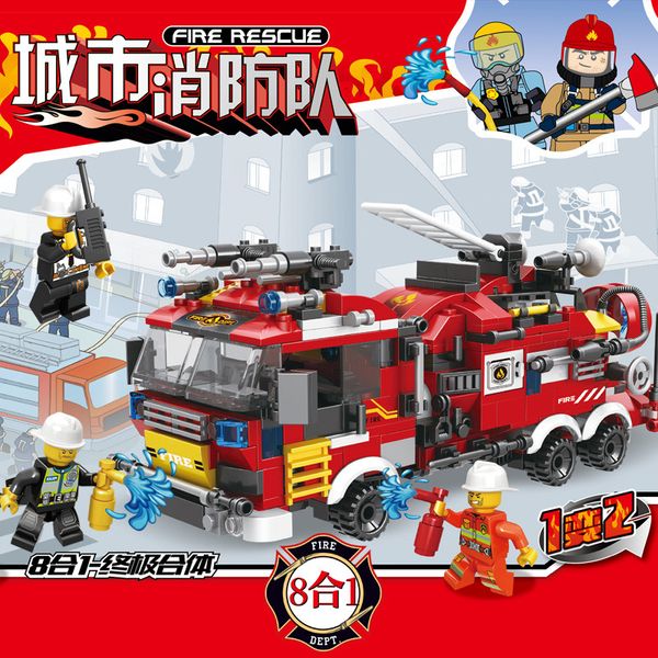 wholesale toy assembling blocks 8 in 1 city fire department diy small particles children's educational toys children's model child
wholesale toy assembling blocks 8 in 1 city fire department diy small particles children's educational toys children's model child
