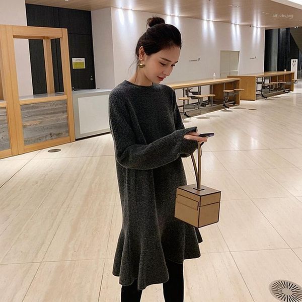 wavsiyier jumper dresses pollover casual warm sweater dress women thick knitted korean style solid woman 2020 new winter autumn1, Black;gray
wavsiyier jumper dresses pollover casual warm sweater dress women thick knitted korean style solid woman 2020 new winter autumn1, Black;gray