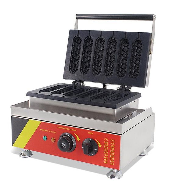 110v 220v commercial electric muffin dog waffle machine non-stick 6pcs lolly waffle maker 138*40*20mm eu/au/uk/us
110v 220v commercial electric muffin dog waffle machine non-stick 6pcs lolly waffle maker 138*40*20mm eu/au/uk/us