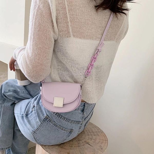 solid color mini pu leather crossbody saddle bags for women 2020 elegant chain shoulder handbags female travel totes
solid color mini pu leather crossbody saddle bags for women 2020 elegant chain shoulder handbags female travel totes