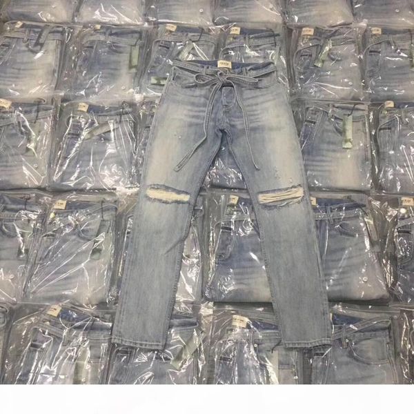 19ss fear of god 6th fog hole jeans fashion street skateboard casual denim trousers sport fitness hip hop track pants sweatpants hflskz128, Black
19ss fear of god 6th fog hole jeans fashion street skateboard casual denim trousers sport fitness hip hop track pants sweatpants hflskz128, Black