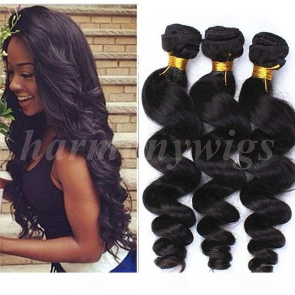 virgin mongolian peruvian brazilian indian malaysian human hair extensions loose wave bundles 100% unprocessed virgin human hair weaves weft, Black
virgin mongolian peruvian brazilian indian malaysian human hair extensions loose wave bundles 100% unprocessed virgin human hair weaves weft, Black