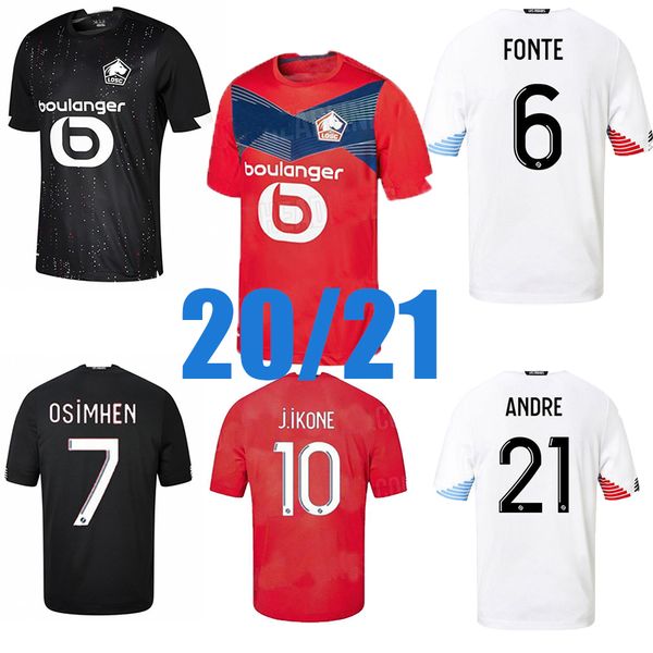 2020 2021 lille osc soccer jersey yilmaz r.leao xeka bamba j.david home oled 20 21 мужчины андфотобольная рубашка, Black 
2020 2021 lille osc soccer jersey yilmaz r.leao xeka bamba j.david home oled 20 21 мужчины андфотобольная рубашка, Black