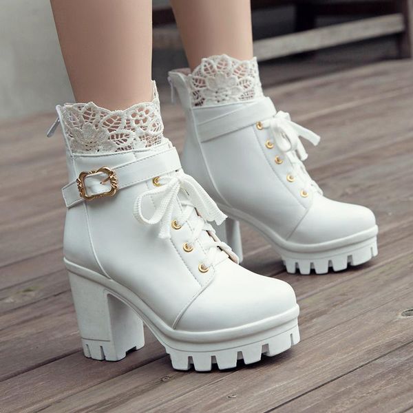 boots aiweiyi for women black white square heel high heels shoes woman lace up platform pumps fur motorcycle
boots aiweiyi for women black white square heel high heels shoes woman lace up platform pumps fur motorcycle