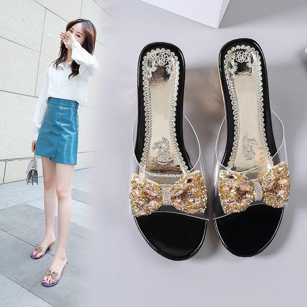 sandals heels slippers women shoes woman transparent high pumps wedding jelly buty for, Black
sandals heels slippers women shoes woman transparent high pumps wedding jelly buty for, Black