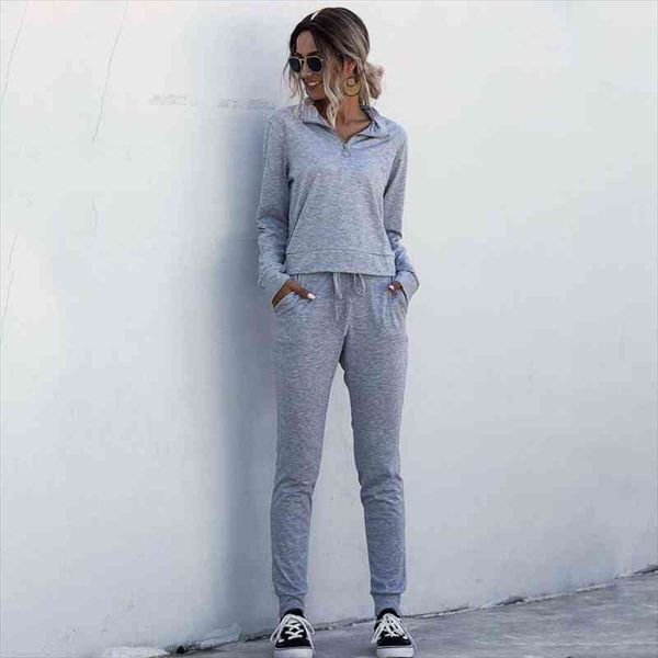 autumn tracksuits women set two piece outfits track suit women outfits two piece set and pants zipper sweatsuit, White
autumn tracksuits women set two piece outfits track suit women outfits two piece set and pants zipper sweatsuit, White