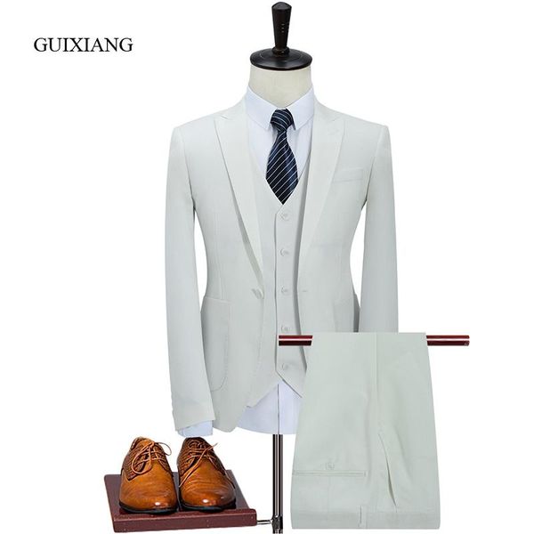 2020 new arrival style men high-end boutique suits business casual solid one button men three pieces suits large size s-5xl, White;black
2020 new arrival style men high-end boutique suits business casual solid one button men three pieces suits large size s-5xl, White;black