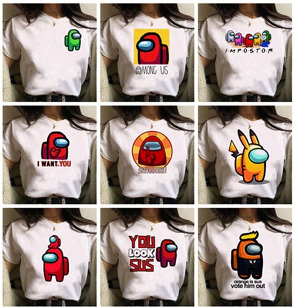 new game among us t-shirt cartoon kawaii funny for women harajuku short sleeve anime graphic fashion new tees, White
new game among us t-shirt cartoon kawaii funny for women harajuku short sleeve anime graphic fashion new tees, White