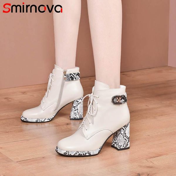 boots smirnova plus size 34-43 genuine leather women lace up round toe platform office lady dress shoes ankle, Black
boots smirnova plus size 34-43 genuine leather women lace up round toe platform office lady dress shoes ankle, Black