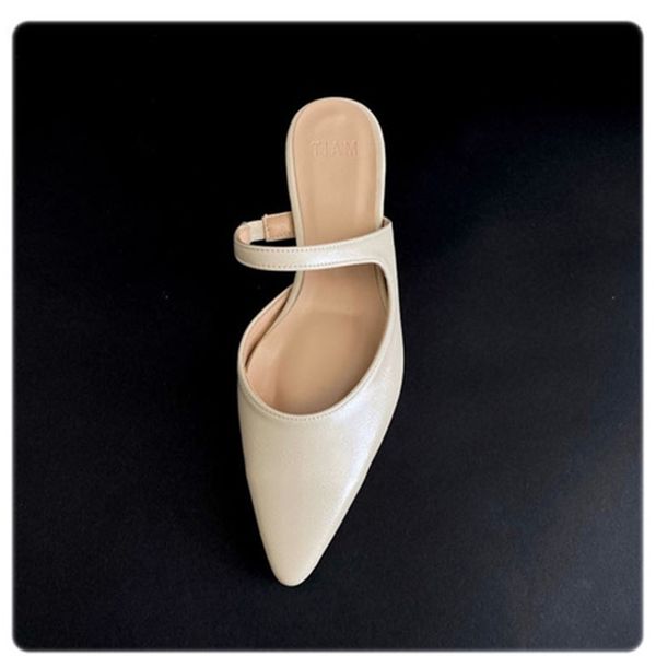 2021 new south korea red net pointed half summer color silver plain lazy female slippers mqgs, Black
2021 new south korea red net pointed half summer color silver plain lazy female slippers mqgs, Black