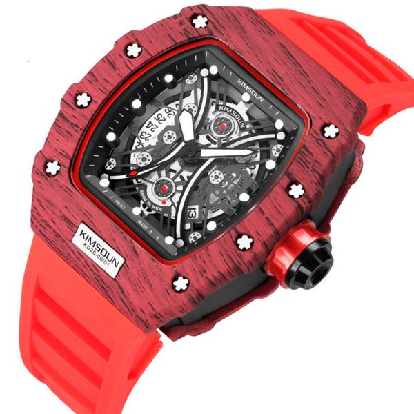 grain new 6-pin wood multi-functional hollow wine barrel miller fashion business men's watch camouflage watch, Slivery;brown
grain new 6-pin wood multi-functional hollow wine barrel miller fashion business men's watch camouflage watch, Slivery;brown
