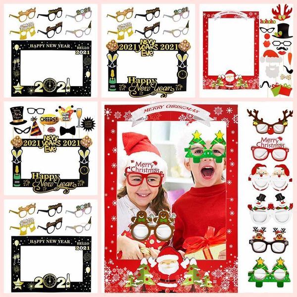 christmas decorations 2021 merry santa claus paper po frame glasses props party for home ornaments happy year decor1
christmas decorations 2021 merry santa claus paper po frame glasses props party for home ornaments happy year decor1