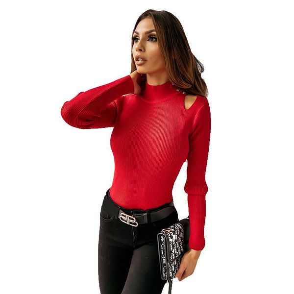 new style autumn and winter long-sleeved button blouse solid color bottoming shirt women, White
new style autumn and winter long-sleeved button blouse solid color bottoming shirt women, White