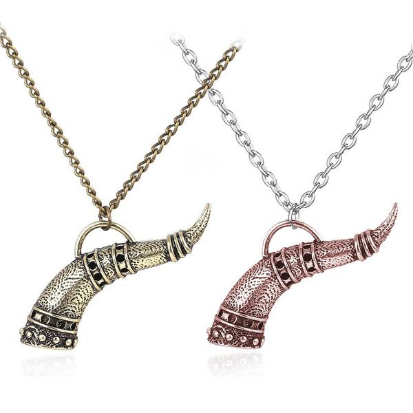 pendant necklaces rpg series game the elder scrolls metal necklace ancient horn blow war prelude for suitable man women jewelry, Silver
pendant necklaces rpg series game the elder scrolls metal necklace ancient horn blow war prelude for suitable man women jewelry, Silver