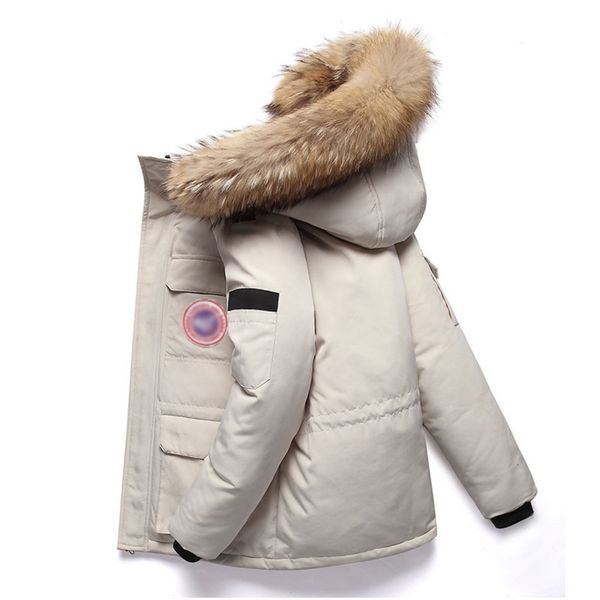 2021 new winter down medium long hsome couple and women's outdoor work cloth thickened gosling et, Black
2021 new winter down medium long hsome couple and women's outdoor work cloth thickened gosling et, Black