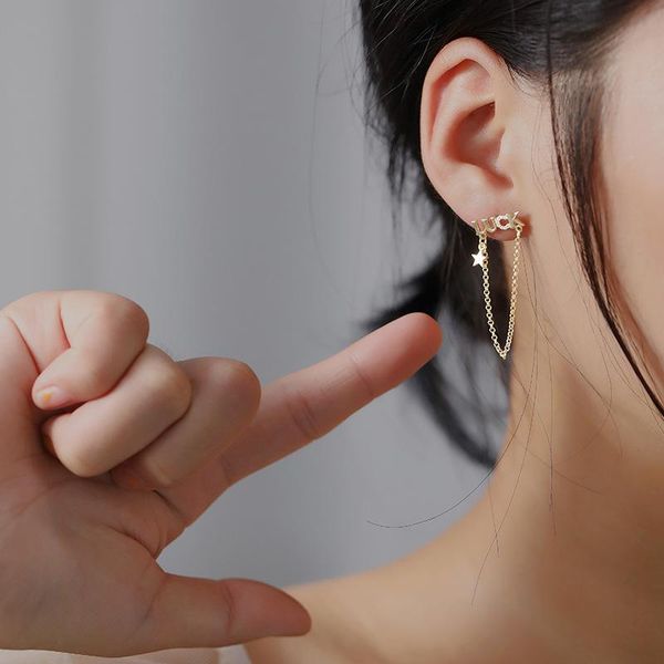 925 sterling silver earrings fashion temperament zircon curved fringed chain drop long earring sweet wild female ear jewelry
925 sterling silver earrings fashion temperament zircon curved fringed chain drop long earring sweet wild female ear jewelry