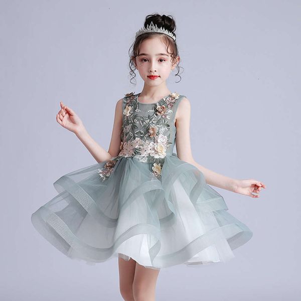 summer pompous girls' wedding net princs short 61 performance drs children's skirt 2020, Blue
summer pompous girls' wedding net princs short 61 performance drs children's skirt 2020, Blue