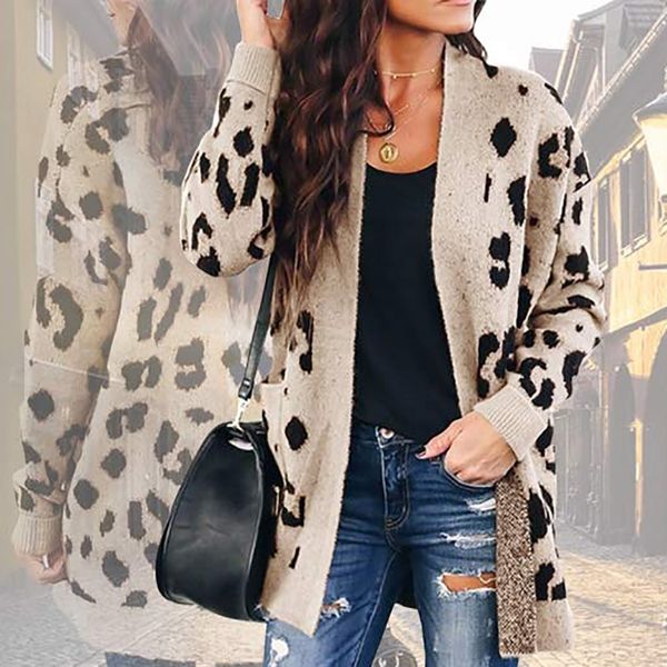 spring fall female casual jacket sleeve long leopard ladies outward medium coat plaszcze damskie 6jdy, Black;brown
spring fall female casual jacket sleeve long leopard ladies outward medium coat plaszcze damskie 6jdy, Black;brown