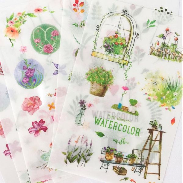 2016 floral elements stickers set watercolor garden plant flower sticker diy ins style decoration diary frame gift zakka a6410 h
2016 floral elements stickers set watercolor garden plant flower sticker diy ins style decoration diary frame gift zakka a6410 h