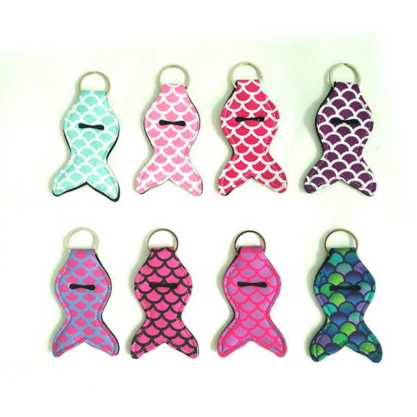 girl printed mermaid lipstick keychains neoprene tail chapstick cover sleeve ring multi colors key chain party favors, Silver
girl printed mermaid lipstick keychains neoprene tail chapstick cover sleeve ring multi colors key chain party favors, Silver