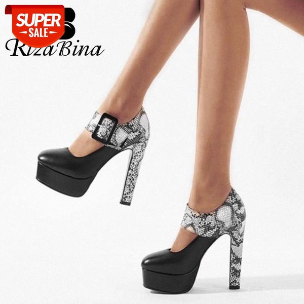 rizabina women pumps shoes fashion platform thick high heels shoes women new buckle snake print real leather footwear size 33-40 #hh4s
rizabina women pumps shoes fashion platform thick high heels shoes women new buckle snake print real leather footwear size 33-40 #hh4s