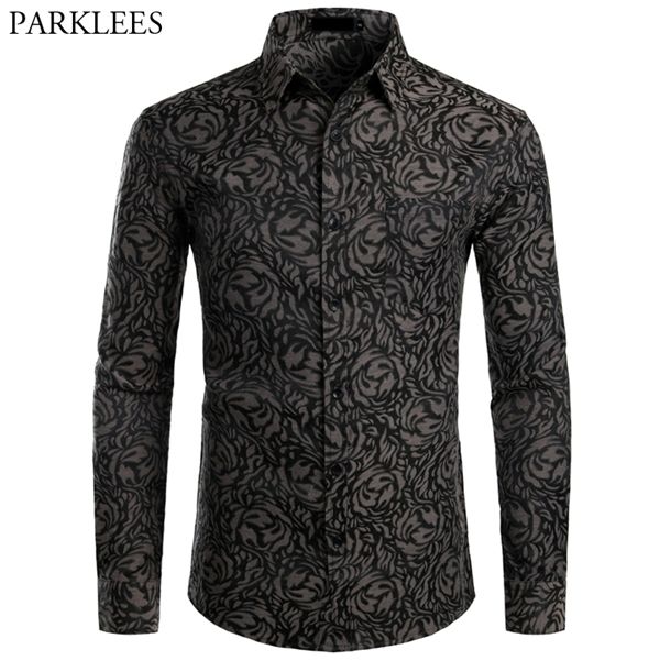 mens stylish floral dress shirts 2019 brand new slim fit long sleeve shirt men wedding party club social shirt chemise homme 2xl c1222, White;black
mens stylish floral dress shirts 2019 brand new slim fit long sleeve shirt men wedding party club social shirt chemise homme 2xl c1222, White;black