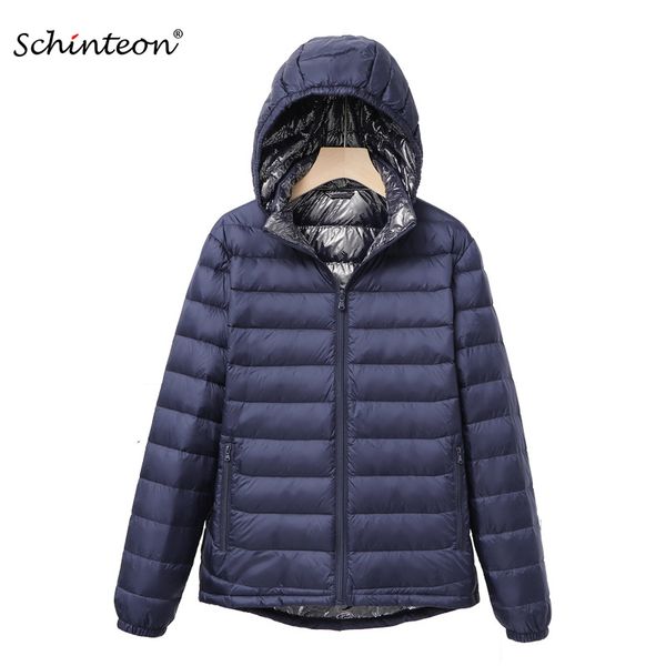schinteon light ultra down jacket with removable hood white duck down coat bright autumn outwear for women y1124, Black
schinteon light ultra down jacket with removable hood white duck down coat bright autumn outwear for women y1124, Black