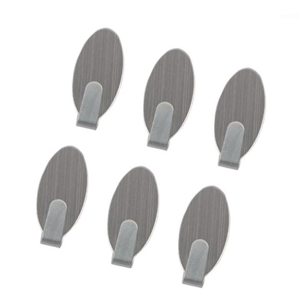 hooks & rails door hook 6pcs wall key holder decorative for towel kitchen self-adhesive stainless steel coat hangers egp0301
hooks & rails door hook 6pcs wall key holder decorative for towel kitchen self-adhesive stainless steel coat hangers egp0301