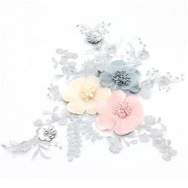 1pcs 3d flower lace applique embroidery sequin mesh sewing craft diy clothes acc jllozt
1pcs 3d flower lace applique embroidery sequin mesh sewing craft diy clothes acc jllozt