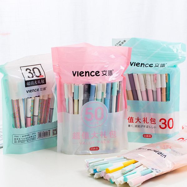30Pcs/50Pcs Sets Black Gel Pen 0.38/0.5mm Nib Journal Colored Ink Pen Cute Stationary For Students School Office Supplies New
30Pcs/50Pcs Sets Black Gel Pen 0.38/0.5mm Nib Journal Colored Ink Pen Cute Stationary For Students School Office Supplies New