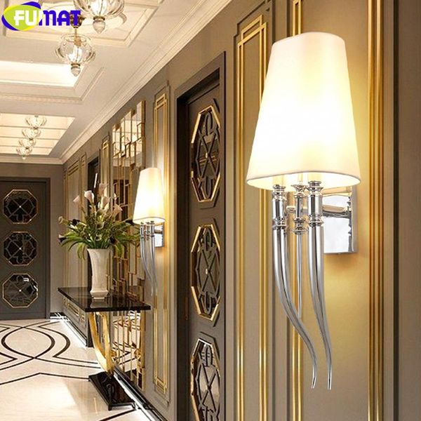 fumat modern chrome plated rhinoceros horn wall lamp 2 heads nordic mirror light walk way lighting bedside lamps designer arts
fumat modern chrome plated rhinoceros horn wall lamp 2 heads nordic mirror light walk way lighting bedside lamps designer arts