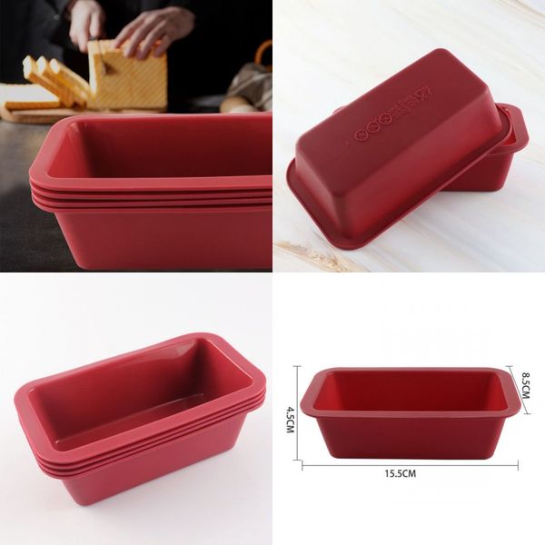 pure color cake mold kitchen practical gadget household rectangle food grade silicone toast bread baking pan diy 2 58hz j2
pure color cake mold kitchen practical gadget household rectangle food grade silicone toast bread baking pan diy 2 58hz j2