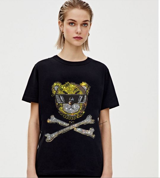rock-style diamond drill shirt t of women in the t-shirt shape 2020 new beautiful tshirt jgw5, White
rock-style diamond drill shirt t of women in the t-shirt shape 2020 new beautiful tshirt jgw5, White