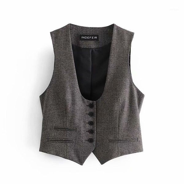 new sleeveless vest women solid color v-neck single breasted short slim vest coat 2021 spring autumn 1, Black;white
new sleeveless vest women solid color v-neck single breasted short slim vest coat 2021 spring autumn 1, Black;white