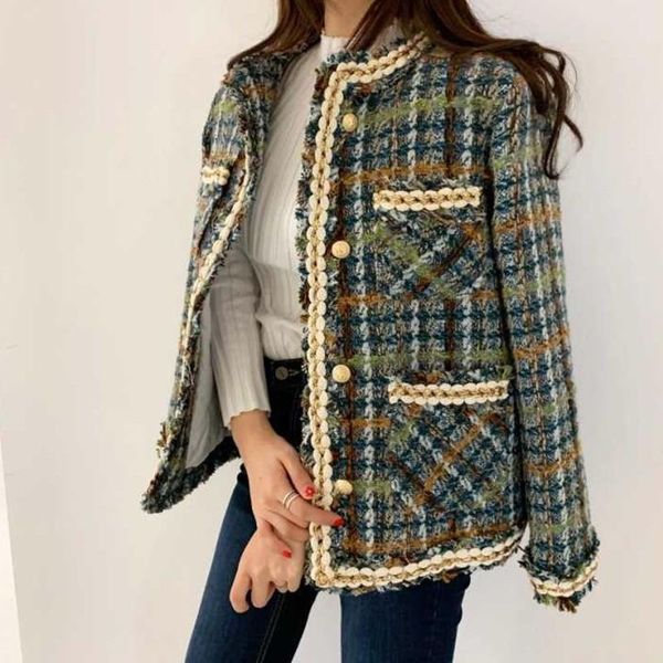 women's jackets women chic plaid checked tweed fringe tassel long sleeve coat jacket cotton wool elegant casual vintage ladies outerwea, Black;brown
women's jackets women chic plaid checked tweed fringe tassel long sleeve coat jacket cotton wool elegant casual vintage ladies outerwea, Black;brown