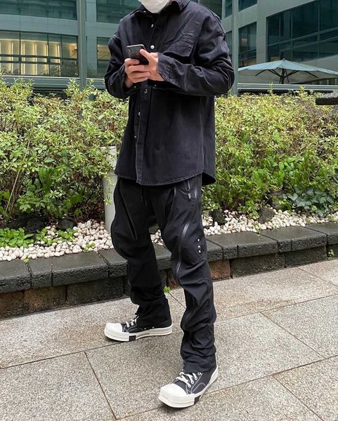 fla undermycar nylon glue pressing zipper functional high street casual sports pants vibe style pants overalls, Black
fla undermycar nylon glue pressing zipper functional high street casual sports pants vibe style pants overalls, Black