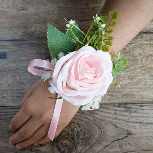 wedding decoration mariage rose wrist corsages hand flower silk lace artificial brides bridesmaid wrist flower christmas 8a1702
wedding decoration mariage rose wrist corsages hand flower silk lace artificial brides bridesmaid wrist flower christmas 8a1702