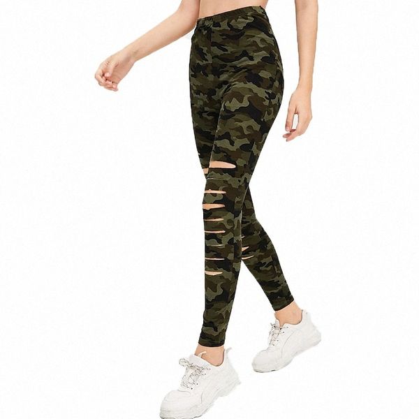 women's fashion streetwear leggings cut out ripped elastic waist ankle-length pants casual weekend micro-elastic camouflage comfort mid, Black
women's fashion streetwear leggings cut out ripped elastic waist ankle-length pants casual weekend micro-elastic camouflage comfort mid, Black