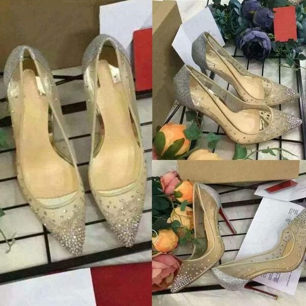 new spring summer elegant styles women shoes rhinestone high heels crystals pointed toe mesh pumps woman red sole wedding shoes, Black
new spring summer elegant styles women shoes rhinestone high heels crystals pointed toe mesh pumps woman red sole wedding shoes, Black