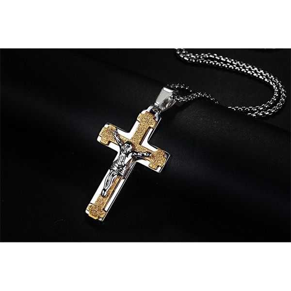 fnl steel le22 necklace sell man woman 58mm jesus on the cross shape rose color lover gift women korea style q1209, Bronze;silver
fnl steel le22 necklace sell man woman 58mm jesus on the cross shape rose color lover gift women korea style q1209, Bronze;silver