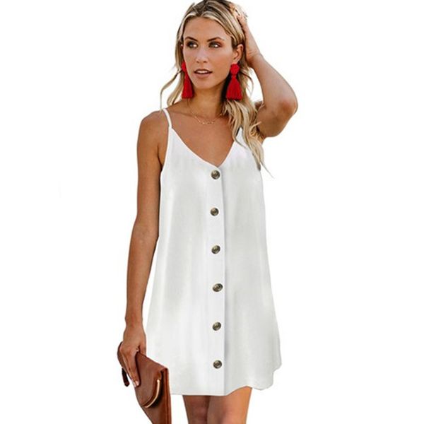 2019 new casual style halter comfortable, cool and breathable cotton suspender dress, Black;gray
2019 new casual style halter comfortable, cool and breathable cotton suspender dress, Black;gray