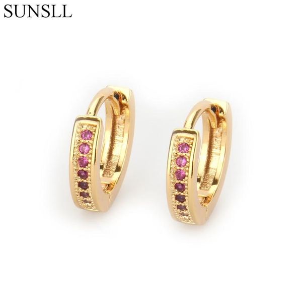 sunsll golden color copper pins multicolor cubic zirconia hoop earrings women's fashion party jewelry cobre cz brincos, Golden;silver
sunsll golden color copper pins multicolor cubic zirconia hoop earrings women's fashion party jewelry cobre cz brincos, Golden;silver